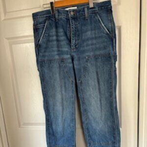 Denim Forum Blue Straight Leg Jeans